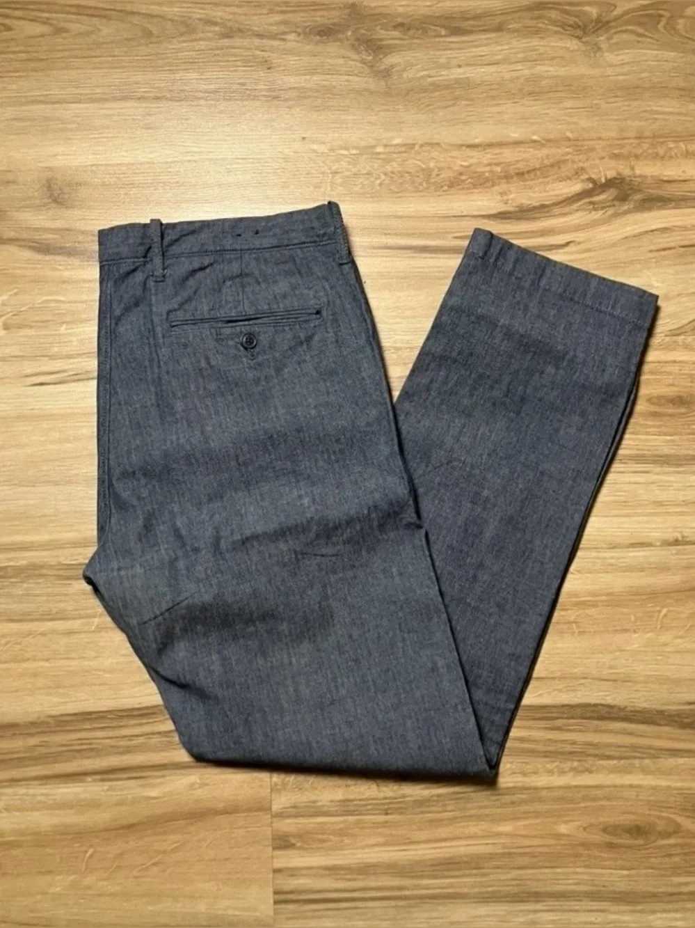 J.Crew 484 Stretch Chambray Chino Pants